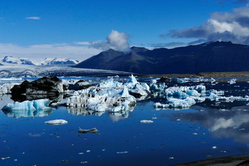 Jökulsárlón glacier lagoon, Iceland