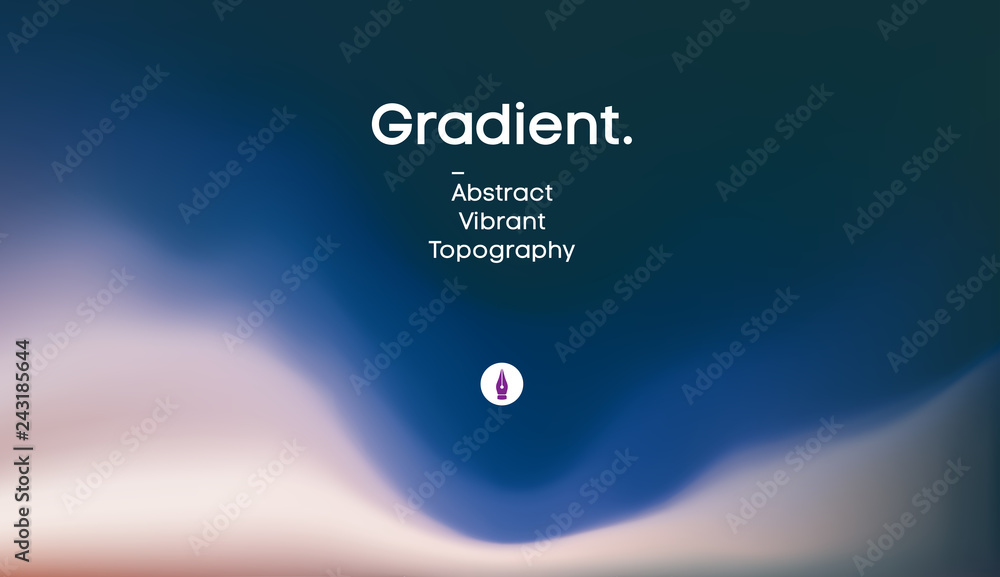 Canvas Prints fluid gradient background design. futuristic liquid abstract colorful wallpaper. eps 10