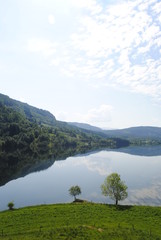 lake in the mountains