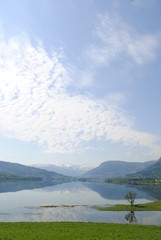 lake in the mountains
