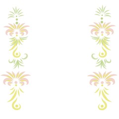 abstract floral background with flowers