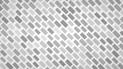 Abstract background of diagonally arranged rectangles in gray colors