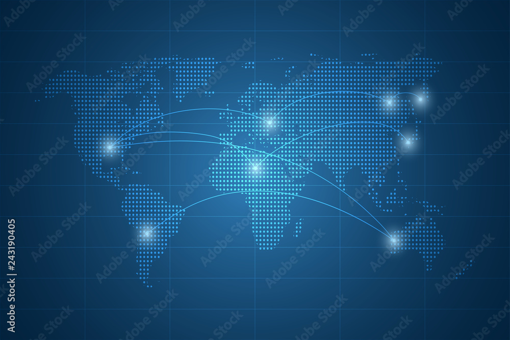Poster abstract technology background protect system innovation vector illustrationsecurity cyber digital c