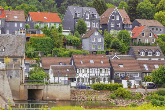 Dorf "Beyenburg" im Bergischen Land in Deutschland
