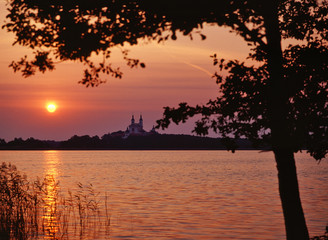 Wigry Lake and Camaldolese Monastery, Wigry National Park, Poland