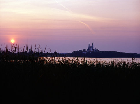 Wigry Lake and Camaldolese Monastery, Wigry National Park, Poland