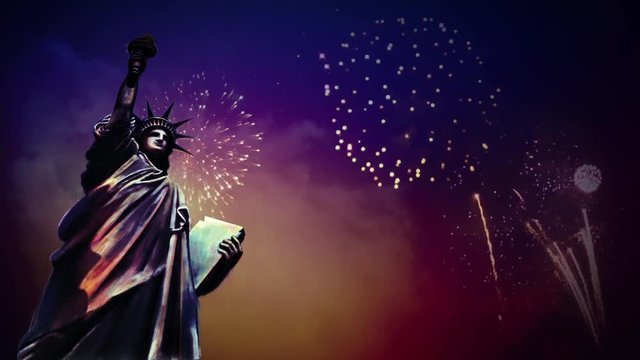 Liberty Illustrated Fireworks