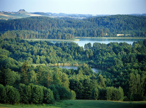view from Smolniki, Suwalski landscape park, Poland