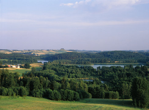view from Smolniki, Suwalski landscape park, Poland