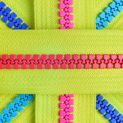 Different color of Zippers, color zippers.