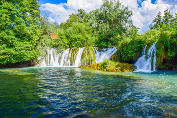 Fototapeta premium Wodospady Slunj.