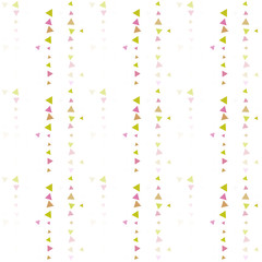 Abstract seamless pattern background with multi-colored varied triangles.