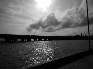atardecer en el mar
