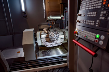 Metalworking CNC milling machine.