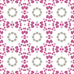 Seamless abstract pattern background with a variety of colored circles.