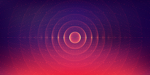 Vector interstellar space background.Cosmic galaxy illustration.Background with nebula, stardust and bright shining stars.Vector Illustration for party ,artwork, brochures, posters.