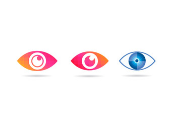 Eye icon - eye symbol. eye sign vector