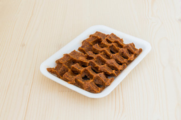 Traditional Turkish Raw Meat. ( Cig Kofte ) Turkish food..