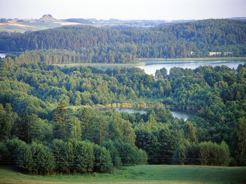 view from Smolniki, Suwalski landscape park, Poland
