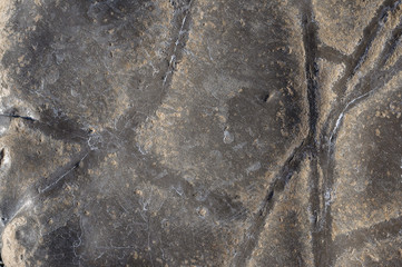 Texture of dark gray and black slate or background for design, wind-blown and. sea ​​water.