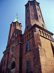 Fototapeta na wymiar Plock, Poland - June, 2008: cathedral in Plock