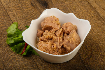 Canned tuna fish