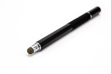 Stylus pen for touch screen tablet isolated on white background