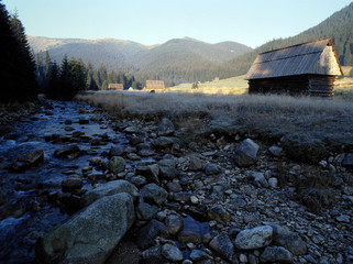 Shepherd's huts, Chocholowska Valley, Tatry mountains, Poland © Maciej