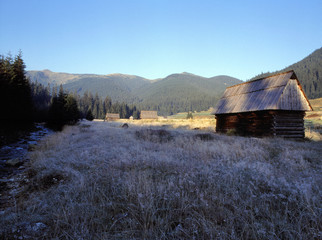Shepherd's huts, Chocholowska Valley, Tatry mountains, Poland © Maciej