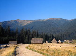 Shepherd's huts, Chocholowska Valley, Tatry mountains, Poland © Maciej