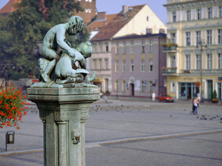 Bydgoszcz, Poland - June, 2008: Old Market Square