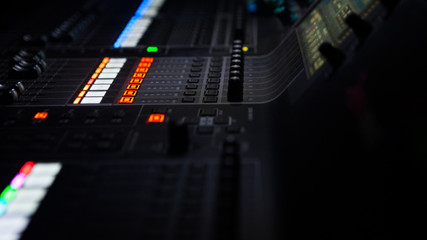Audio Mixing Console, sound mixing board