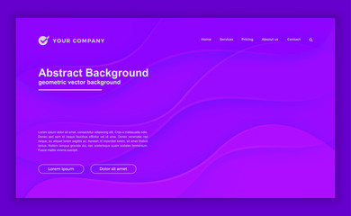 Abstract, Dynamic and Textured purple background for web page, landing page, website template, and others