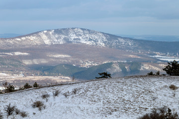 Pilis mountains in Hungary