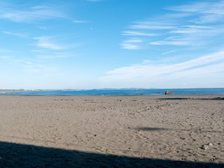 砂浜と海、空2