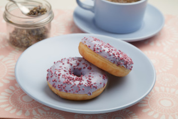 Donuts and tea