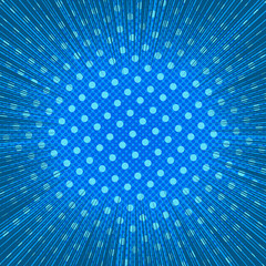Comic blue abstract background