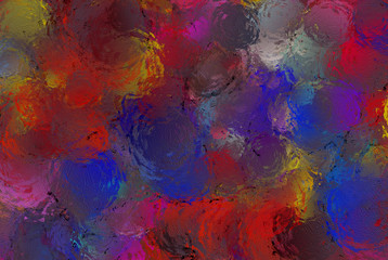 Oil pastel drawing. Abstract color background. Fine art print. Impressionism style abstraction. Modern surrealism painting. Good as wall decor poster. Stock. Surreal design. Handmade texture template.