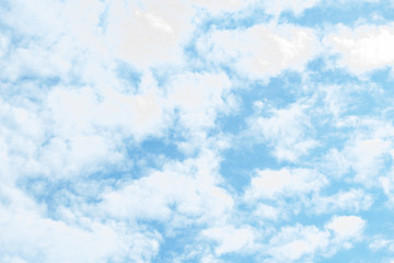 Naklejka na ściany i meble Sky - Amazing cloud sky at summer