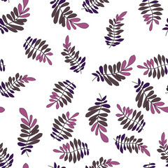 Fototapeta premium Texture with flowers and plants. Floral ornament. Original flowers pattern.