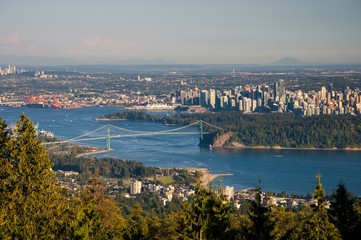 Naklejka premium Vancouver skyline