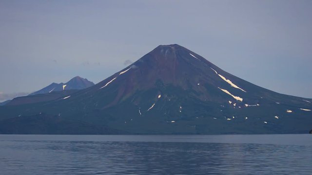 Iliinskiy volcano, Kurile lake Kamchatka, Russia.
