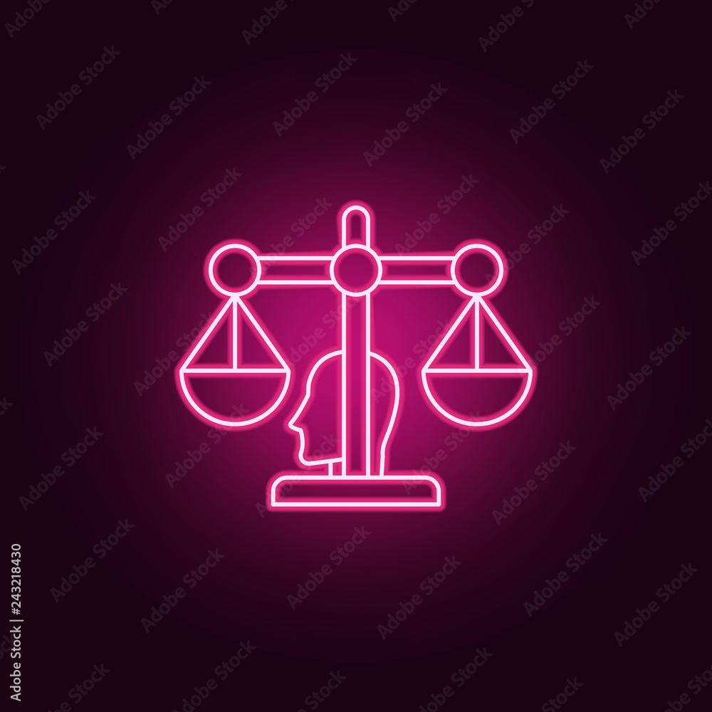 Poster robot advisor icon. elements of artifical in neon style icons. simple icon for websites, web design,