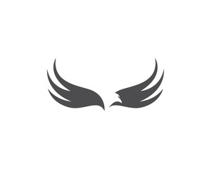 Falcon Eagle Bird Logo Template