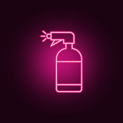 sprayer icon. Elements of Sprinkler in neon style icons. Simple icon for websites, web design, mobile app, info graphics