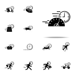 car speedometer  icon. Speed icons universal set for web and mobile