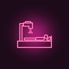 Laser of leg icon. Element of medicine physiotherapy of legs icon for mobile concept and web apps. Thin line Laser of leg icon can be used for web and mobile