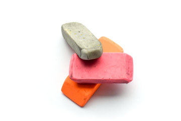 Rubber pencil erasers