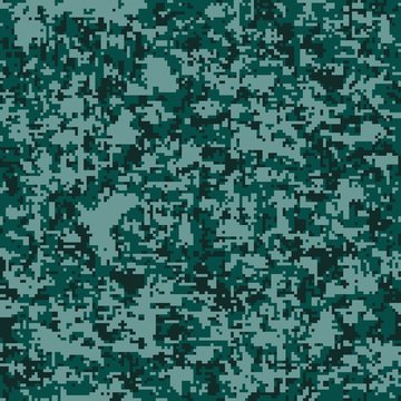 Modern fashion vector trendy camo pattern. Digital camouflage seamless pattern © farbo