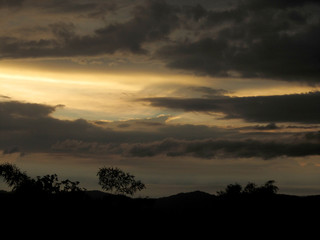 Atardecer en los Andes
